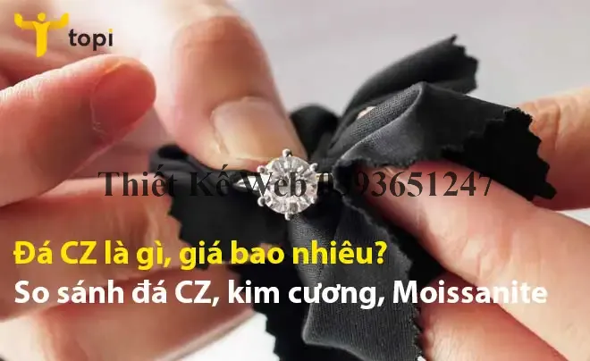 Đá CZ là gì, giá bao nhiêu? So sánh đá CZ, kim cương, Moissanite