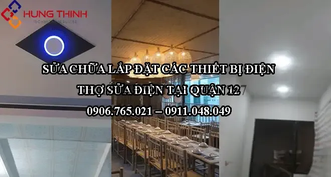 Thợ sửa điện nước tại nhà quận 12 – Uy Tín, Giá Rẻ