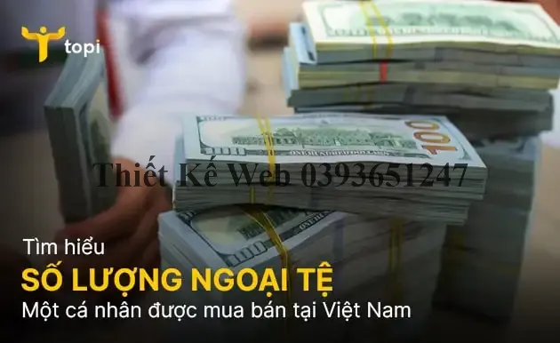 Số lượng ngoại tệ một cá nhân được mua bán tại Việt Nam